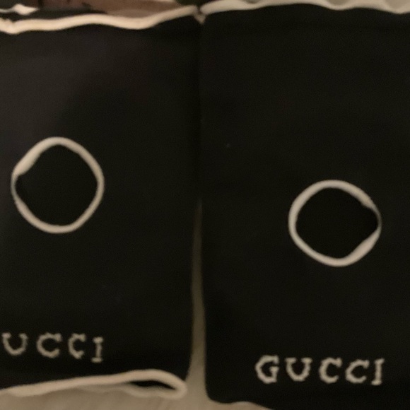 !BNWT! GUCCI RUNWAY EMBROIDERED KNEE PADS - Picture 2 of 3